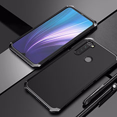 Xiaomi Redmi Note 8用ケース 高級感 手触り良い アルミメタル 製の金属製 カバー Xiaomi ブラック