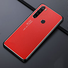 Xiaomi Redmi Note 8T用ケース 高級感 手触り良い アルミメタル 製の金属製 カバー T02 Xiaomi レッド