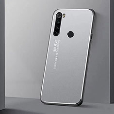 Xiaomi Redmi Note 8T用ケース 高級感 手触り良い アルミメタル 製の金属製 カバー T01 Xiaomi シルバー