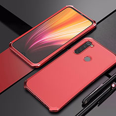 Xiaomi Redmi Note 8T用ケース 高級感 手触り良い アルミメタル 製の金属製 カバー Xiaomi レッド