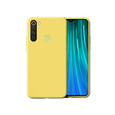 Xiaomi Redmi Note 8T用360度 フルカバー極薄ソフトケース シリコンケース 耐衝撃 全面保護 バンパー Xiaomi イエロー