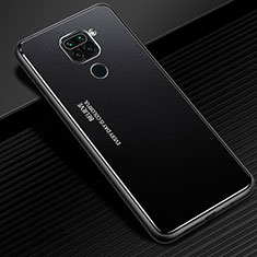 Xiaomi Redmi Note 9用ケース 高級感 手触り良い アルミメタル 製の金属製 カバー C01 Xiaomi ブラック