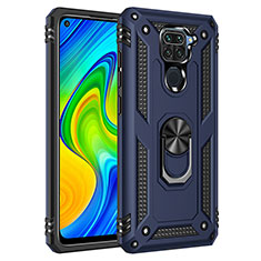 Xiaomi Redmi Note 9用ハイブリットバンパーケース プラスチック アンド指輪 マグネット式 MQ3 Xiaomi ネイビー