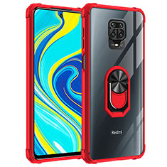 Xiaomi Redmi Note 9 Pro用ハイブリットバンパーケース プラスチック アンド指輪 マグネット式 MQ2 Xiaomi レッド