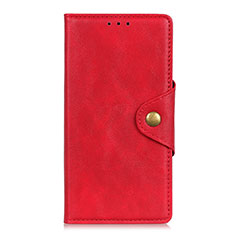 Xiaomi Redmi Note 9S用手帳型 レザーケース スタンド カバー L02 Xiaomi レッド