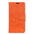 Alcatel 1用手帳型 レザーケース スタンド カバー Alcatel オレンジ