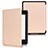 Amazon Kindle Paperwhite 6 inch用手帳型 レザーケース スタンド カバー Amazon ゴールド