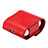 レザー ケース 保護 収納 ズ用 Airpods 充電ボックス A02 アップル レッド