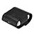 レザー ケース 保護 収納 ズ用 Airpods 充電ボックス A02 アップル ブラック