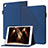 Apple iPad 10.2 (2020)用手帳型 レザーケース スタンド カバー YX1 アップル ネイビー