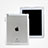 Apple iPad 2用極薄ケース クリア透明 プラスチック アップル ホワイト