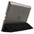 Apple iPad 2用手帳型 レザーケース スタンド アップル ブラック