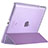 Apple iPad 2用手帳型 レザーケース スタンド L01 アップル パープル