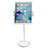 Apple iPad 2用スタンドタイプのタブレット クリップ式 フレキシブル仕様 K27 アップル ホワイト