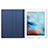 Apple iPad 3用手帳型 レザーケース スタンド L02 アップル ネイビー