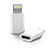 Apple iPad 4用Android Micro USB to Lightning USB アクティブ変換ケーブルアダプタ H01 アップル ホワイト