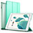 Apple iPad 4用手帳型 レザーケース スタンド L01 アップル グリーン