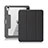 Apple iPad Air 10.9 (2020)用手帳型 レザーケース スタンド カバー L02 アップル ブラック