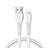 Apple iPad Air 4 10.9 (2020)用USBケーブル 充電ケーブル D20 アップル ホワイト