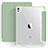 Apple iPad Air 4 10.9 (2020)用手帳型 レザーケース スタンド カバー H03 アップル グリーン
