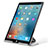 Apple iPad Air 4 10.9 (2020)用スタンドタイプのタブレット ホルダー ユニバーサル T25 アップル シルバー