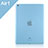 Apple iPad Air用極薄ケース クリア透明 プラスチック アップル ブルー