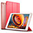 Apple iPad Air用手帳型 レザーケース スタンド L01 アップル レッド