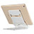 Apple iPad Air用スタンドタイプのタブレット クリップ式 フレキシブル仕様 K14 アップル シルバー