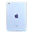 Apple iPad Mini 3用極薄ソフトケース シリコンケース 耐衝撃 全面保護 クリア透明 アップル ブルー