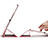Apple iPad Mini 3用手帳型 レザーケース スタンド アップル ローズゴールド