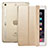 Apple iPad Mini 3用手帳型 レザーケース スタンド L05 アップル ゴールド