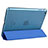 Apple iPad Mini 3用手帳型 レザーケース スタンド L06 アップル ネイビー