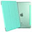 Apple iPad Mini 4用手帳型 レザーケース スタンド L05 アップル グリーン