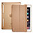 Apple iPad Mini 4用手帳型 レザーケース スタンド L06 アップル ブラウン