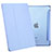 Apple iPad Mini 4用手帳型 レザーケース スタンド L06 アップル ブルー