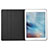 Apple iPad Mini 4用手帳型 レザーケース スタンド L01 アップル ブラック