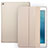 Apple iPad Mini 4用手帳型 レザーケース スタンド L08 アップル ゴールド