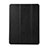 Apple iPad Mini 4用手帳型 レザーケース スタンド カバー H02 アップル ブラック
