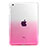 Apple iPad Mini用極薄ソフトケース グラデーション 勾配色 クリア透明 アップル ピンク
