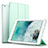 Apple iPad Mini用手帳型 レザーケース スタンド L06 アップル グリーン