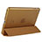 Apple iPad Mini用手帳型 レザーケース スタンド L06 アップル ブラウン