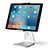 Apple iPad New Air (2019) 10.5用スタンドタイプのタブレット ホルダー ユニバーサル T24 アップル シルバー