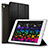 Apple iPad Pro 10.5用手帳型 レザーケース スタンド アップル ブラック