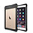 Apple iPad Pro 10.5用完全防水ケース ハイブリットバンパーカバー 高級感 手触り良い 360度 W01 アップル ブラック