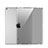 Apple iPad Pro 12.9用極薄ソフトケース シリコンケース 耐衝撃 全面保護 クリア透明 アップル グレー