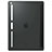 Apple iPad Pro 12.9用手帳型 レザーケース スタンド L02 アップル ブラック