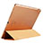Apple iPad Pro 9.7用レザーケース 手帳型 スタンド アップル ブラウン