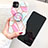Apple iPhone 11用ハイブリットバンパーケース プラスチック パターン 鏡面 アップル ピンク