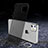 Apple iPhone 11用ハードカバー クリスタル クリア透明 S01 アップル ブラック