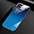 Apple iPhone 11用ハイブリットバンパーケース プラスチック 鏡面 虹 グラデーション 勾配色 カバー H01 アップル 